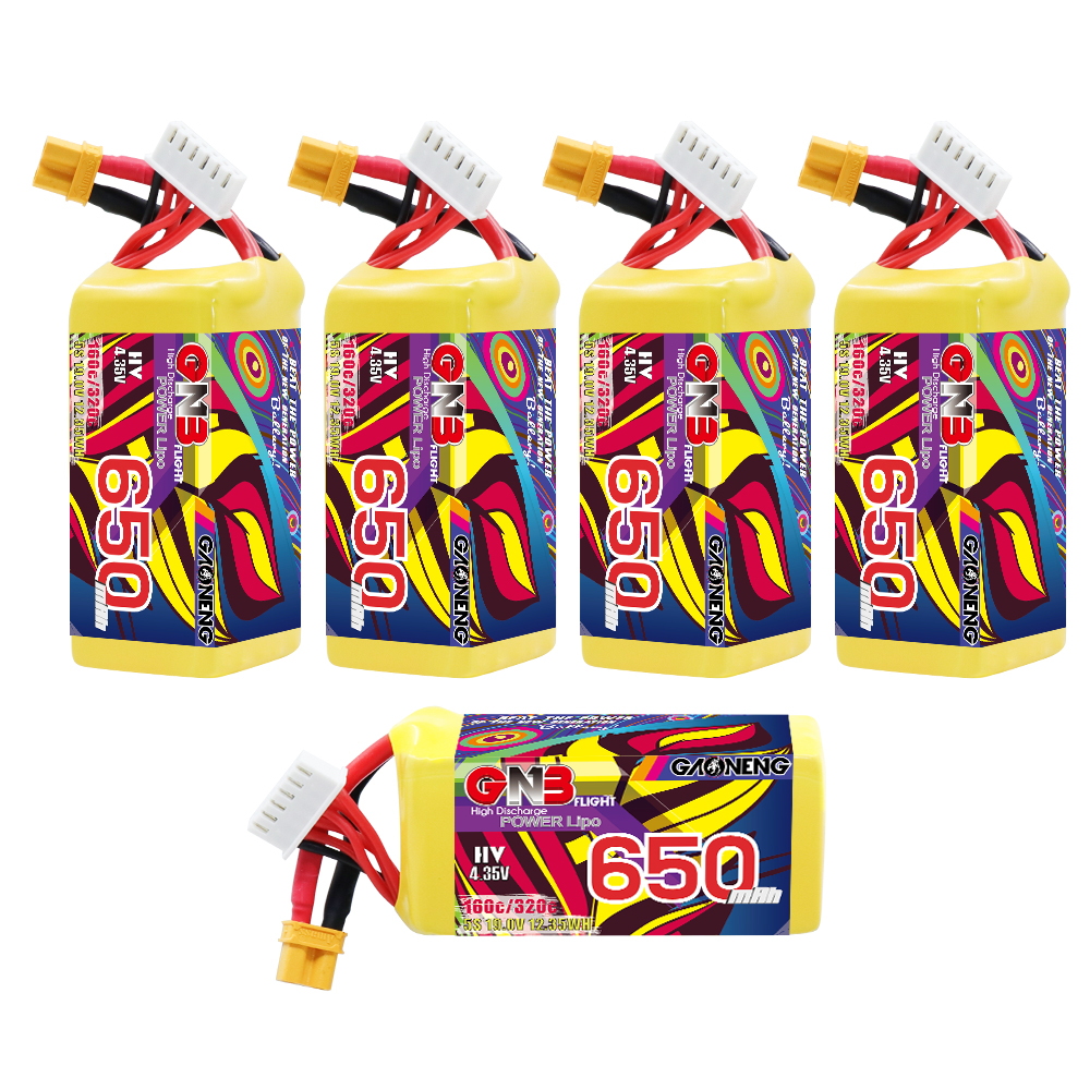 GAONENG GNB LiHV 5S 19V 650mAh 160C XT30 HV LiPo Battery