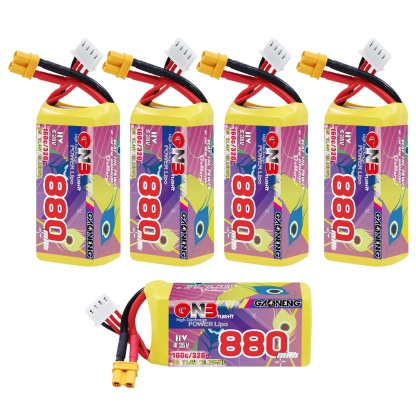 GAONENG GNB LiHV 3S 11.4V 880mAh 160C XT30 LiPo Battery