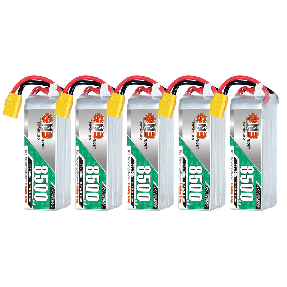 GAONENG GNB 6S 22.2V 8500mAh 70C LiPo Battery XT90