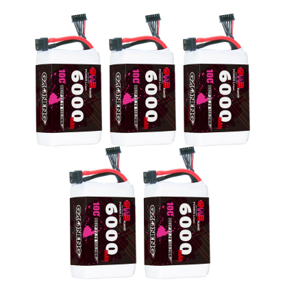GAONENG GNB 6S 22.2V 6000mAh 10C XT60 Li-ion Battery made with Sony 18650 VTC6