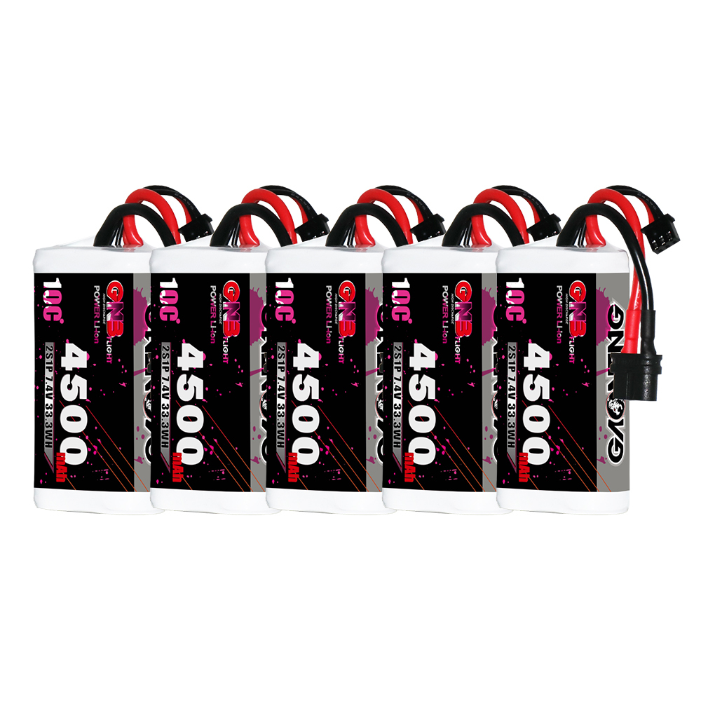 GAONENG GNB 2S 7.4V 4500mah 10C XT60 Li-ion Battery made with Molicel 21700 P45B