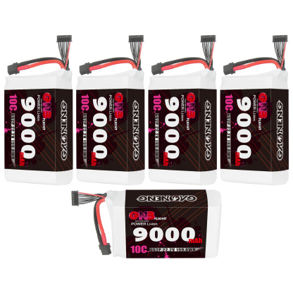GAONENG GNB 6S 22.2V 9000mah 10C XT60 Li-ion Battery made with Molicel 21700 P45B