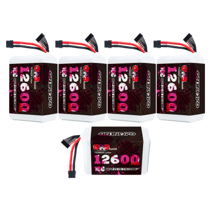 GAONENG GNB 6S 22.2V 12600mah 10C XT60 Li-ion Battery made with Molicel 21700 P42A