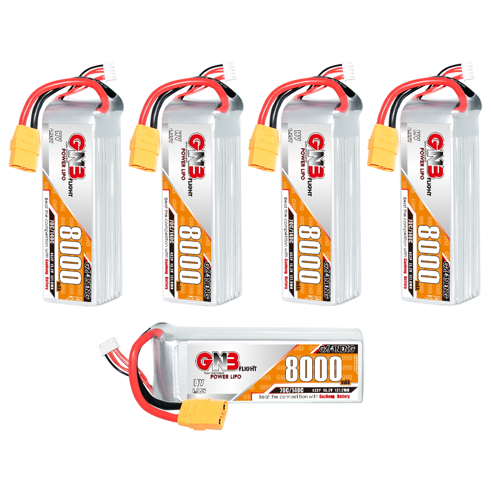 GAONENG GNB HV 4S 15.2V 8000mAh 70C XT90 LiPo Battery