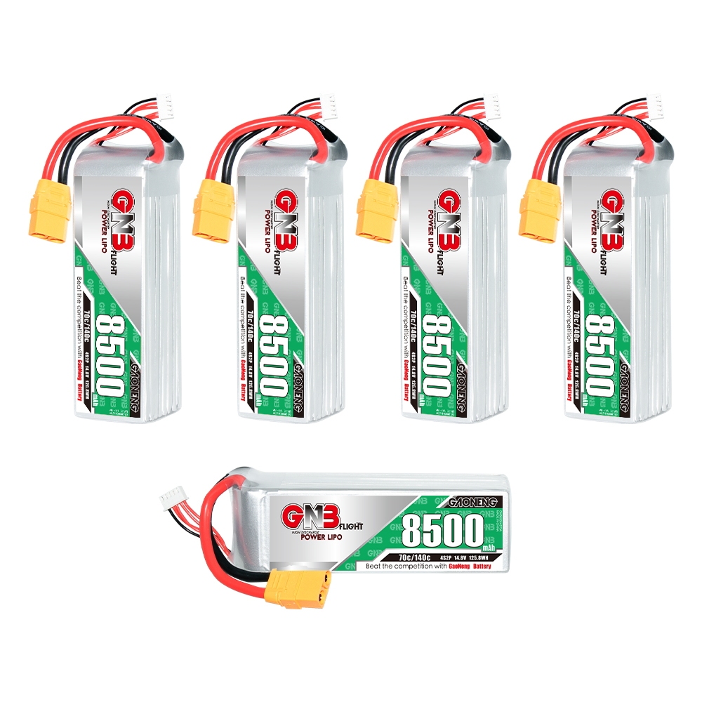 GAONENG GNB 4S 14.8V 8500mAh 70C LiPo Battery XT90