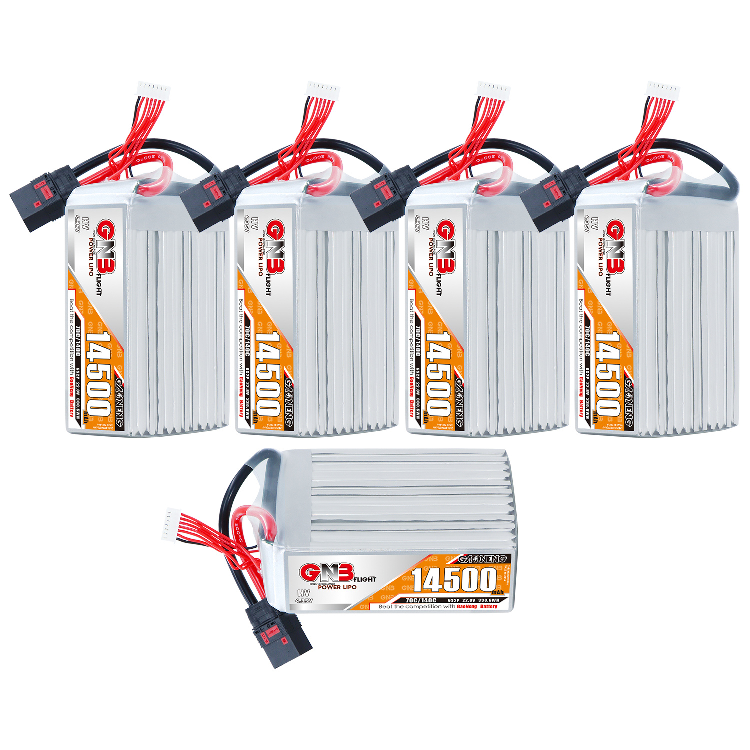 GAONENG GNB 6S2P 22.8V HV 14500mAh 70C RC LiPo Battery QS8