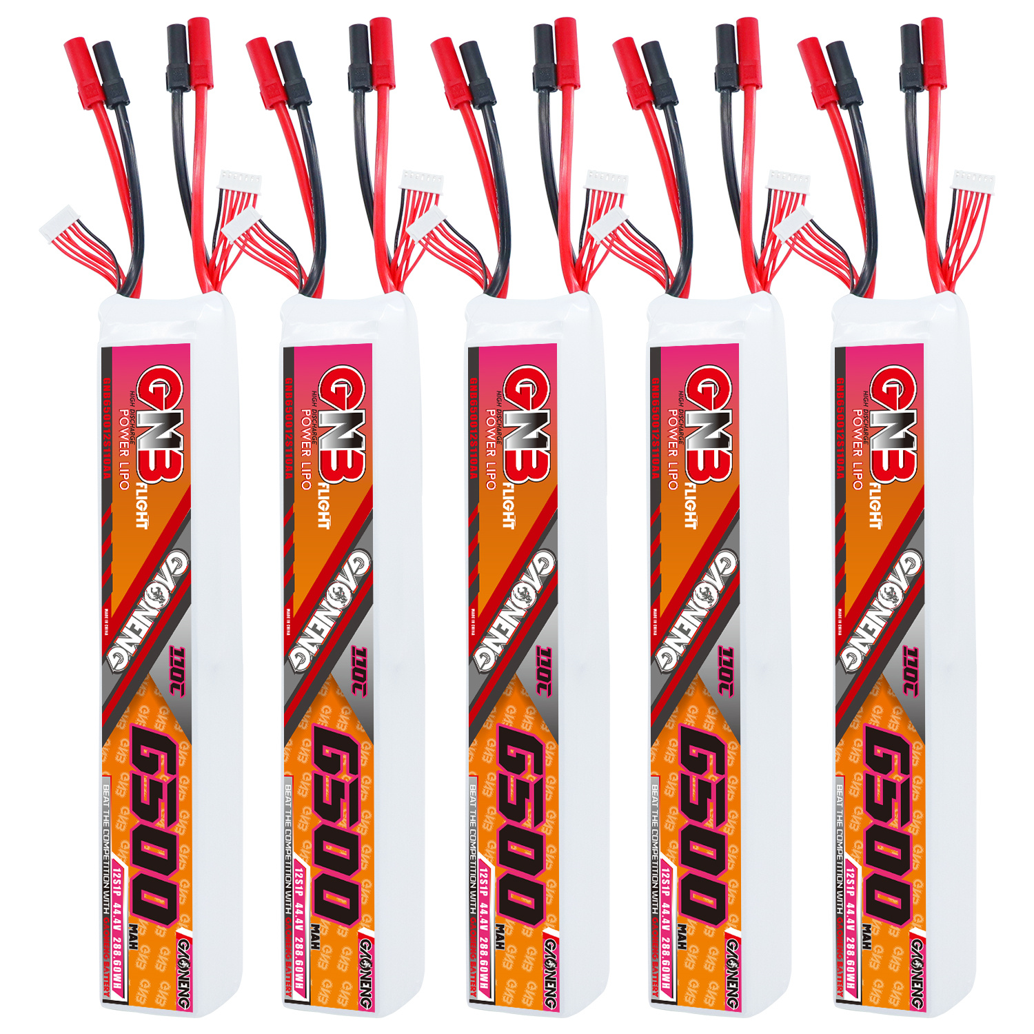 GAONENG GNB 12S 44.4V 6500mah 110C LiPo Battery XT150