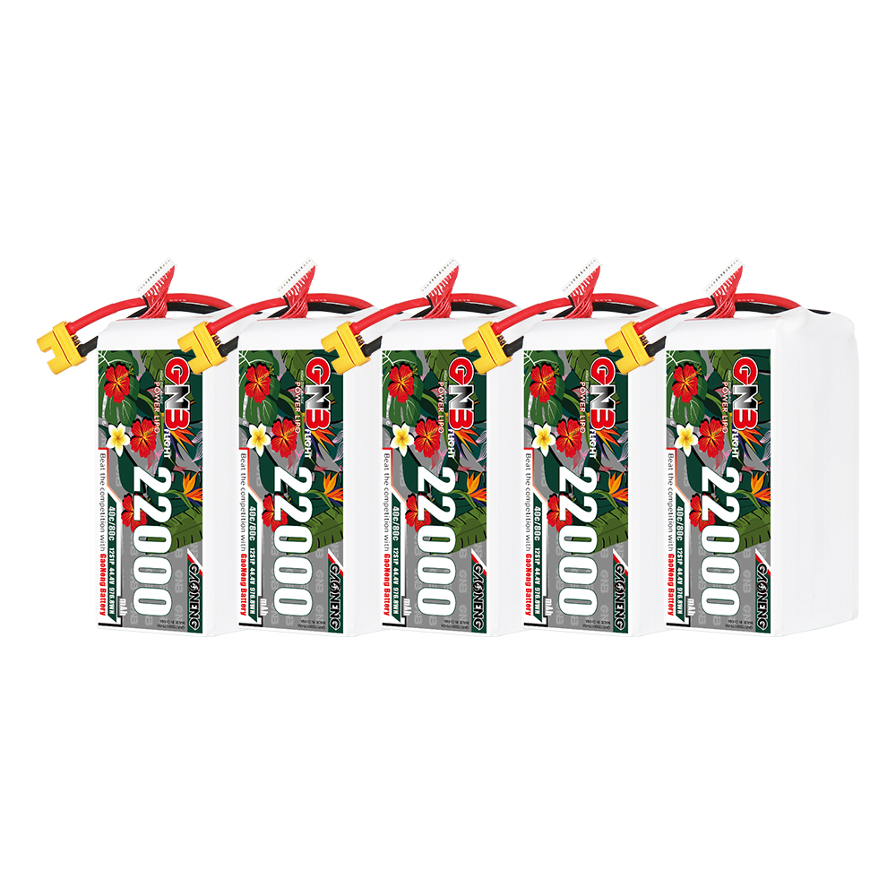 GAONENG GNB 12S1P 44.4V 22000mAh 40C RC LiPo Battery AS150