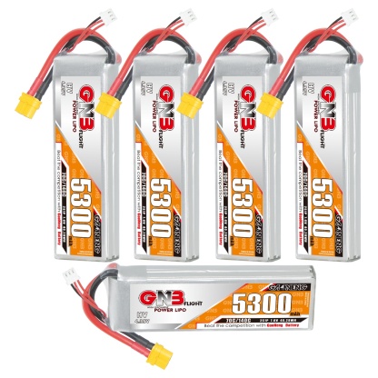 GAONENG GNB HV 2S 7.6V 5300mAh 70C LiPo Battery XT60