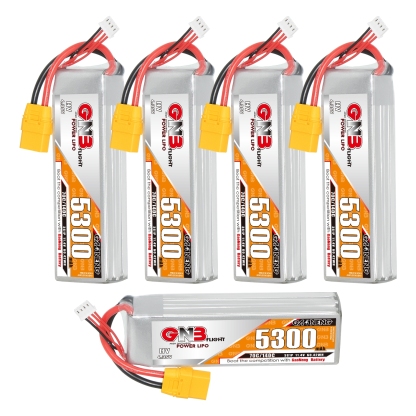 GAONENG GNB HV 3S 11.4V 5300mAh 70C LiPo Battery XT90