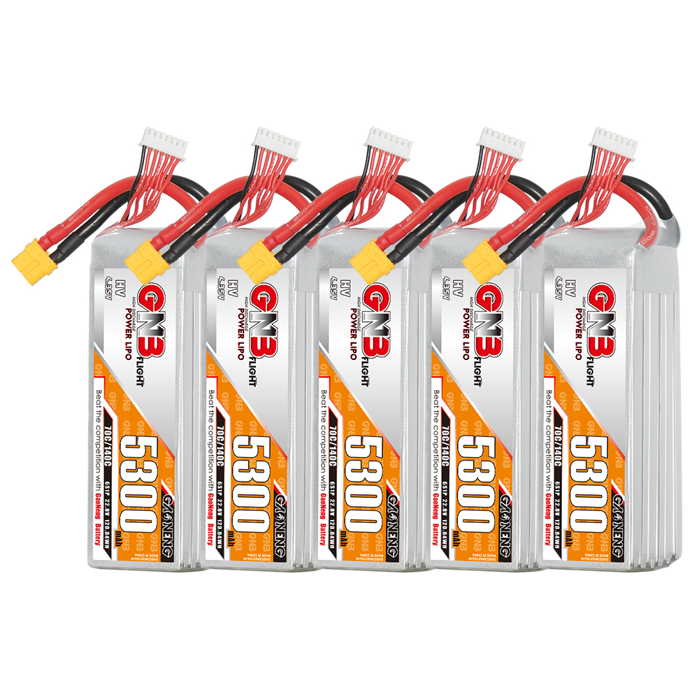 GAONENG GNB HV 6S 22.8V 5300mAh 70C LiPo Battery XT60