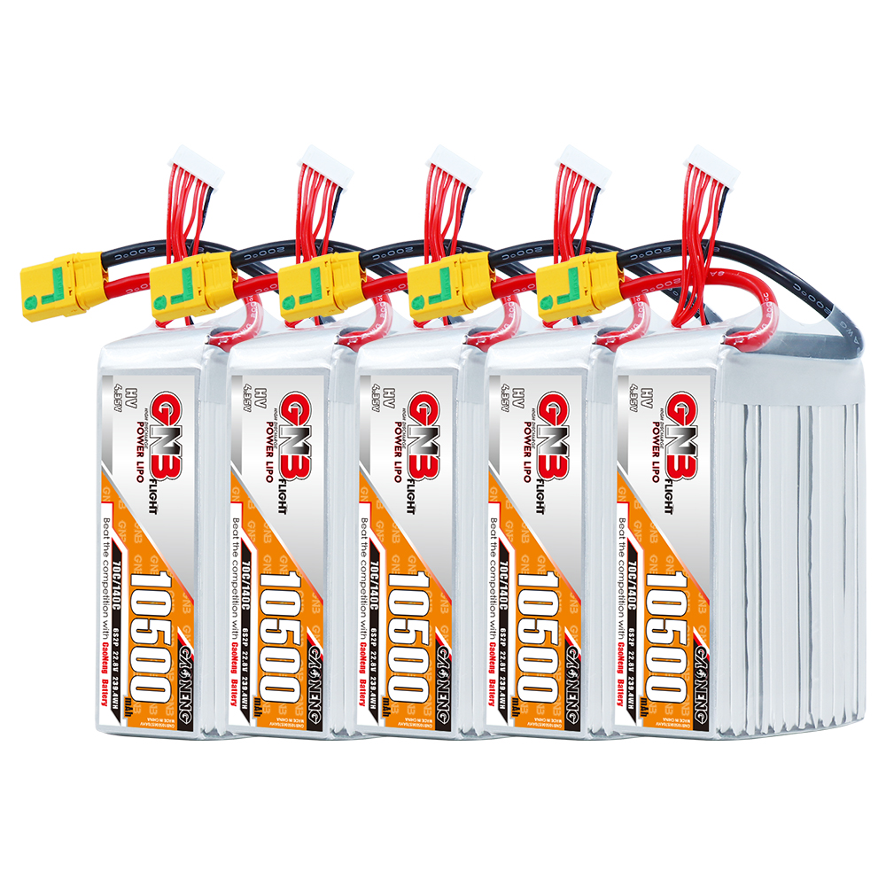GAONENG GNB 6S 22.8V HV 10500mAh 70C RC LiPo Battery XT90S