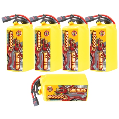 GAONENG GNB 60000mah 6S 22.2V 5C QS8 Semi Solid State Li-ion Battery 310WH/kg