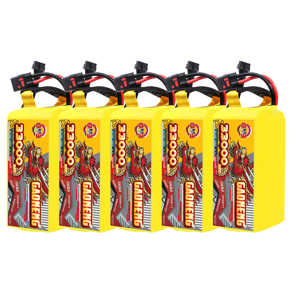 GAONENG GNB 33000mah 12S 44.4V 5C QS8 Semi Solid State Li-ion Battery 335WH/kg