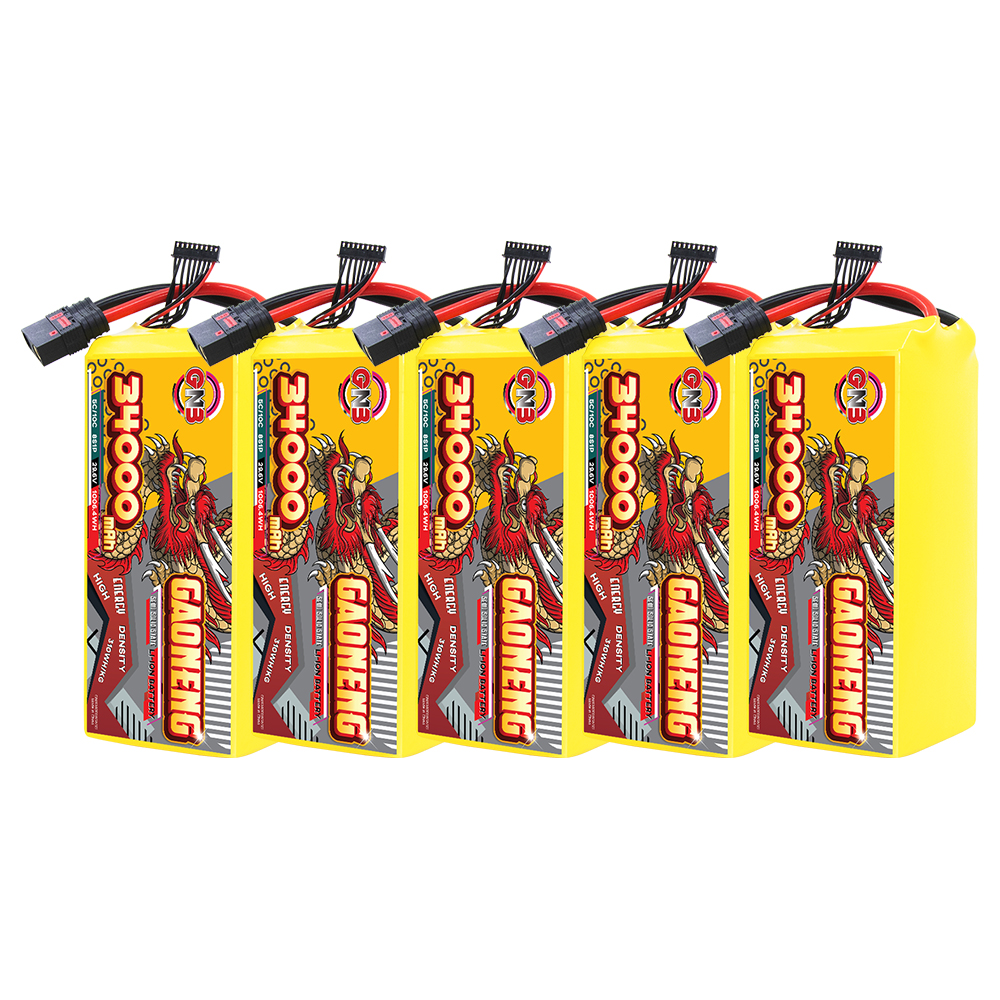 GAONENG GNB 34000mah8S 29.6V 5C QS8 Semi Solid State Li-ion Battery 310WH/kg