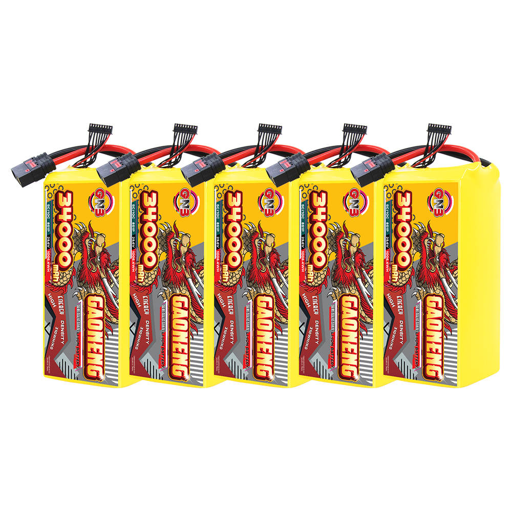 GAONENG GNB 34000mah8S 29.6V 5C QS8 Semi Solid State Li-ion Battery 310WH/kg