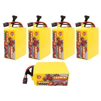 GAONENG GNB 34000mah 18S 66.6V 5C QS8 Semi Solid State Li-ion Battery 310WH/kg