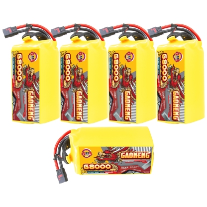 GAONENG GNB 68000mah 6S 22.2V 5C QS8 Semi Solid State Li-ion Battery 310WH/kg 