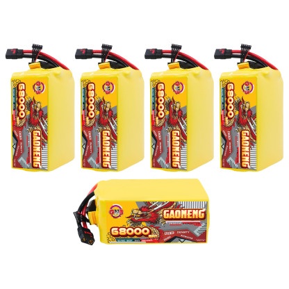 GAONENG GNB 68000mah 8S 29.6V 5C QS8 Semi Solid State Li-ion Battery 310WH/kg
