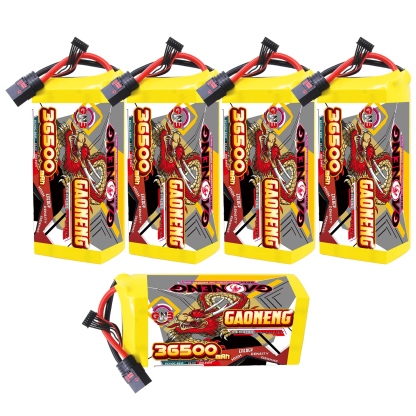 GAONENG GNB 36500mah 6S 22.2V 5C QS8 Semi Solid State Li-ion Battery 335WH/kg