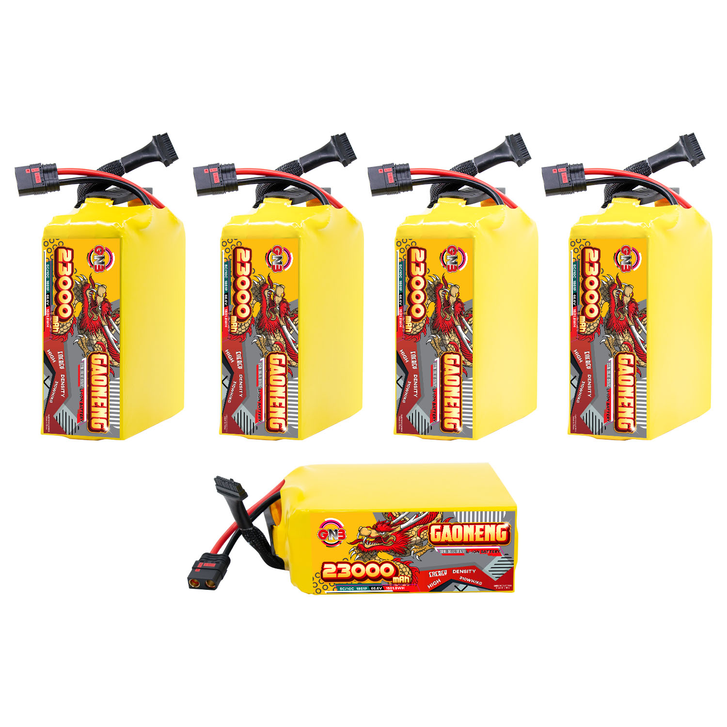GAONENG GNB 23000mah18S 66.6V 5C QS8 Semi Solid State Li-ion Battery 310WH/kg