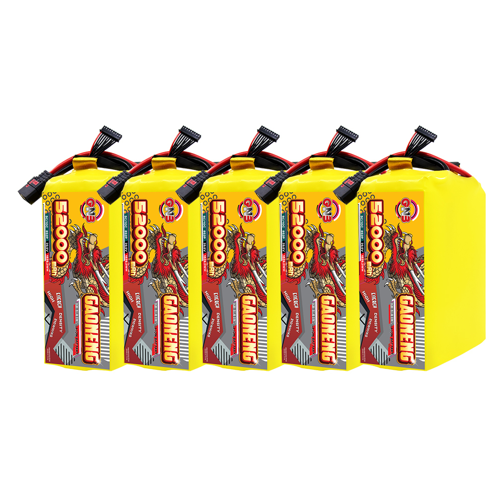 GAONENG GNB 52000mah 8S 29.6V 5C QS8 Semi Solid State Li-ion Battery 310WH/kg
