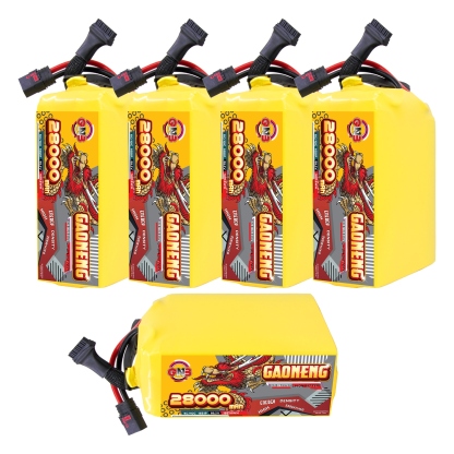 GAONENG GNB 28000mah 16S 59.2V 5C QS8 Semi Solid State Li-ion Battery 335WH/kg