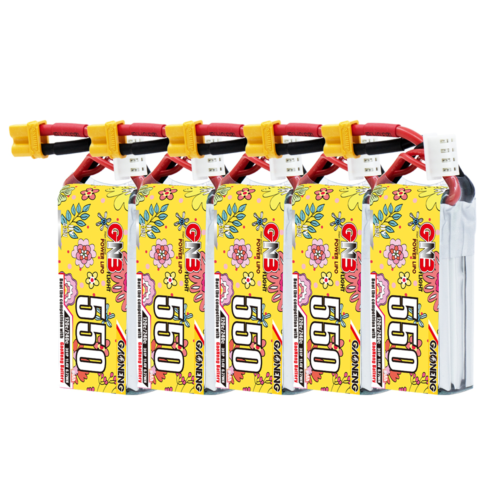 GAONENG GNB LiHV 3S 11.4V 550mAh 120C XT30 LiPo Battery