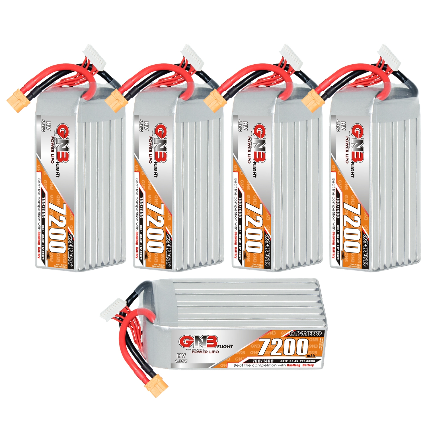 GAONENG GNB HV 8S 30.4V 7200mAh 70C LiPo Battery XT60