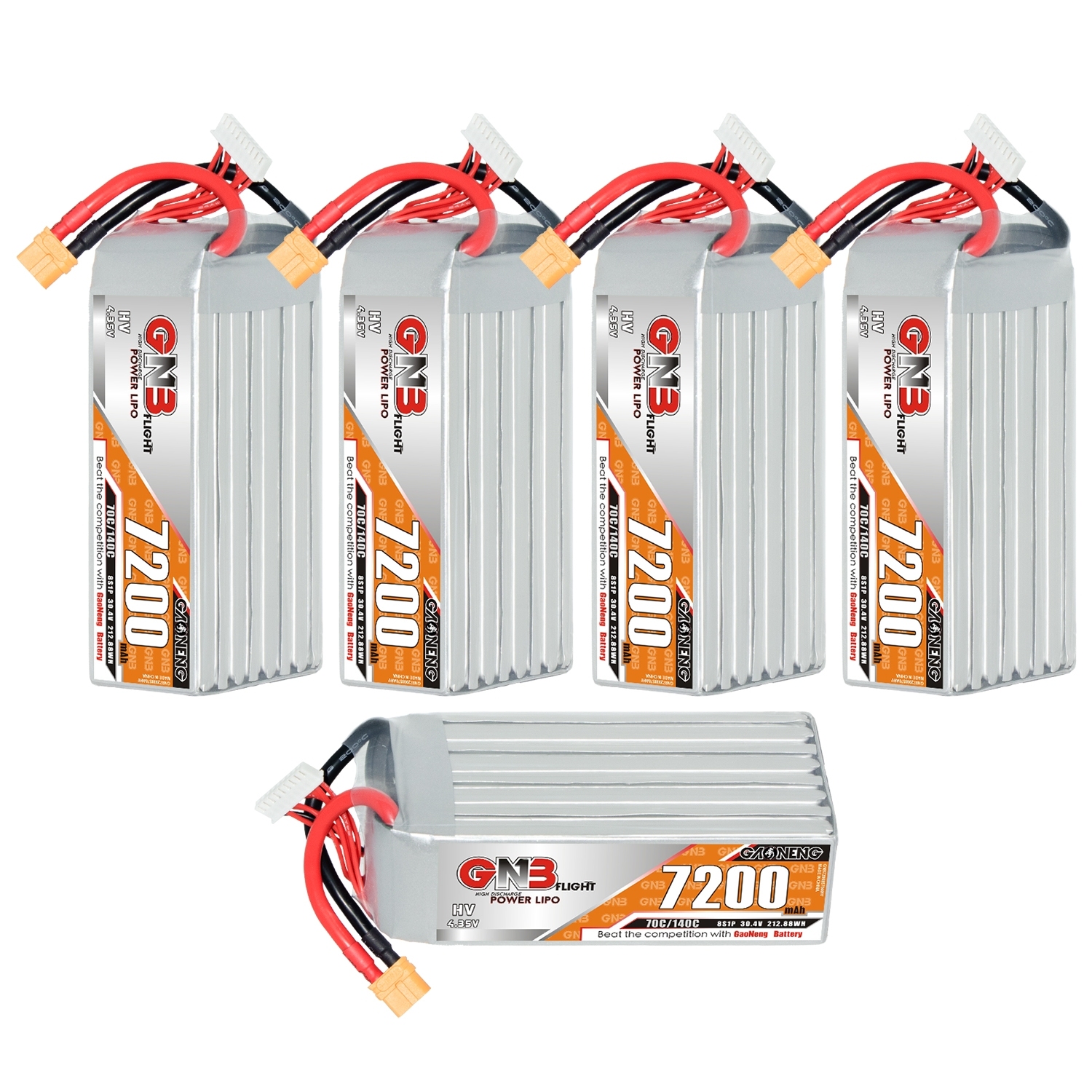 GAONENG GNB HV 8S 30.4V 7200mAh 70C LiPo Battery XT60