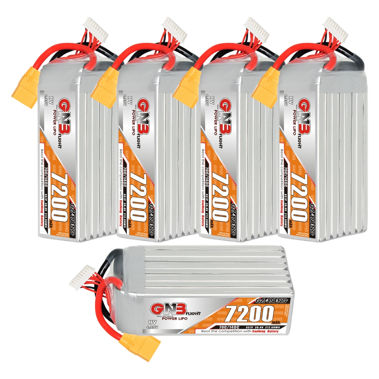 GAONENG GNB HV 8S 30.4V 7200mAh 70C LiPo Battery XT90