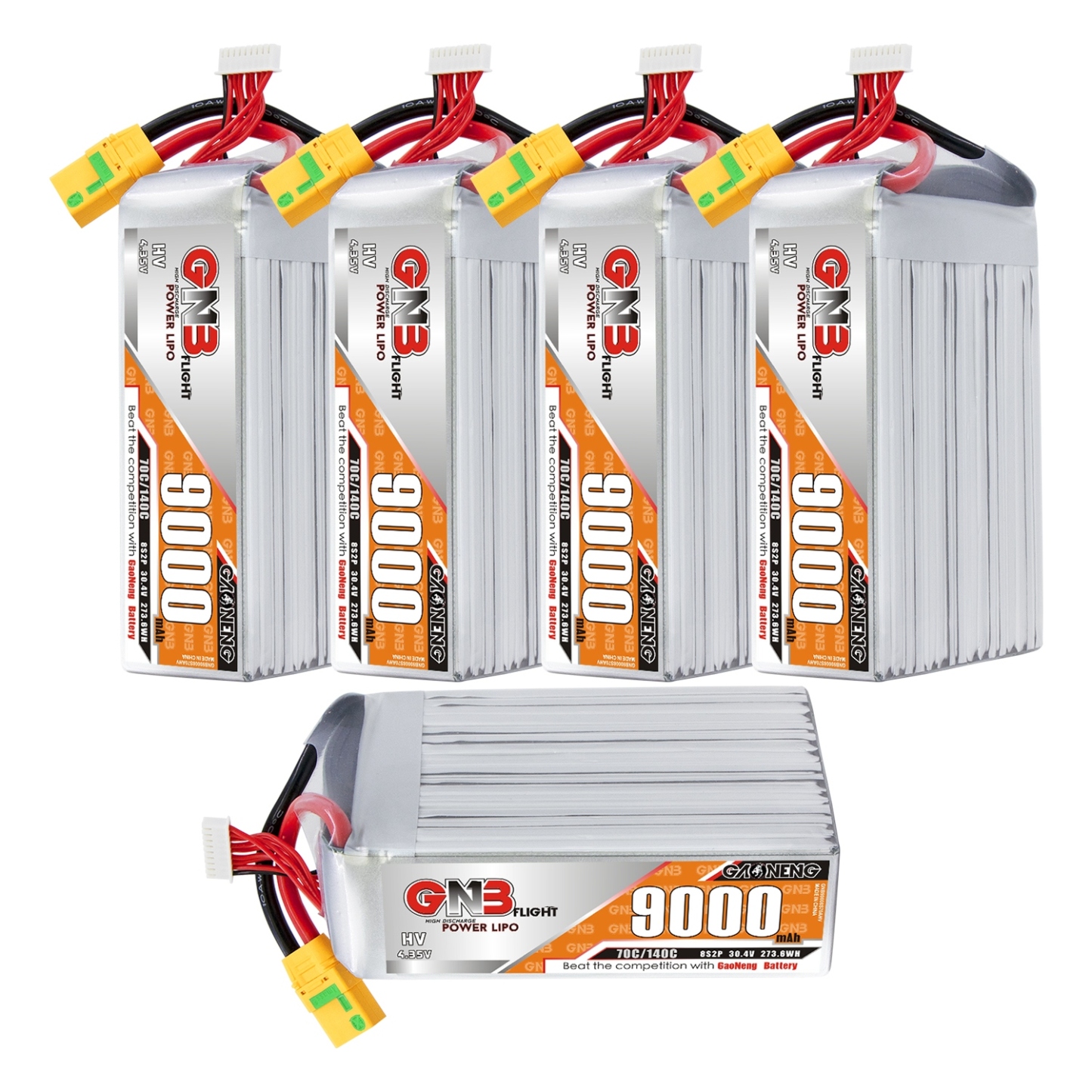 GAONENG GNB HV 8S 30.4V 9000mAh 70C LiPo Battery XT90S