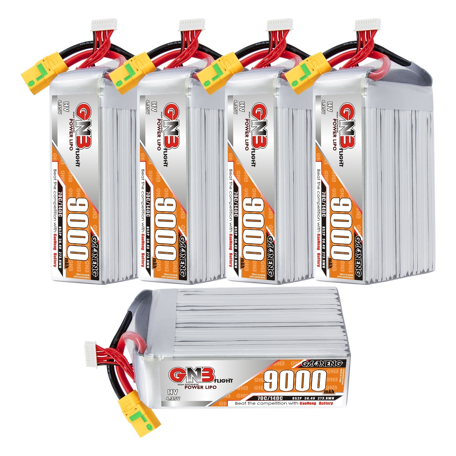 GAONENG GNB HV 8S 30.4V 9000mAh 70C LiPo Battery XT90S