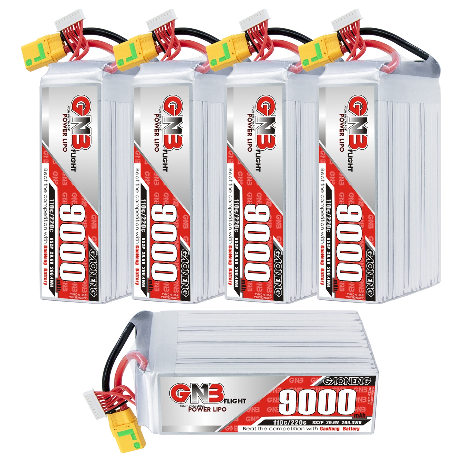 GAONENG GNB 8S 29.6V 9000mAh 110C LiPo Battery XT90S