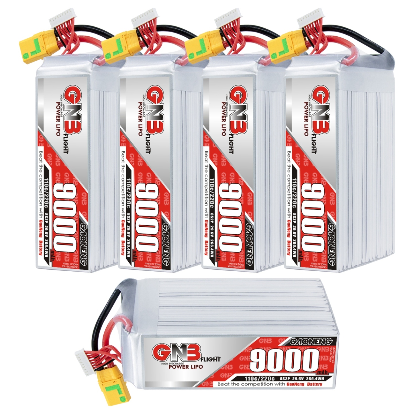 GAONENG GNB 8S 29.6V 9000mAh 110C LiPo Battery XT90S