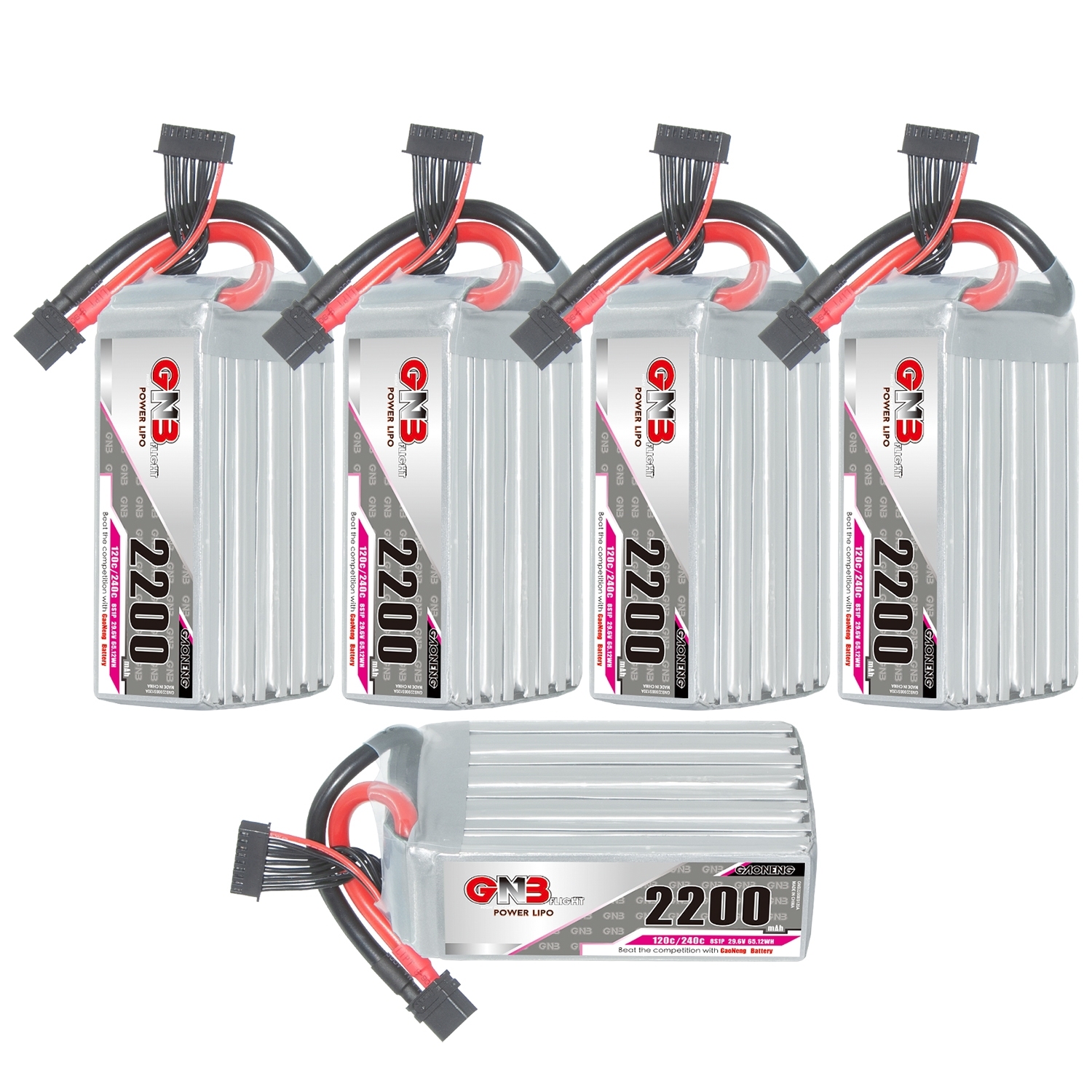 GAONENG GNB 8S 29.6V 2200mAh 120C XT60 LiPo Battery