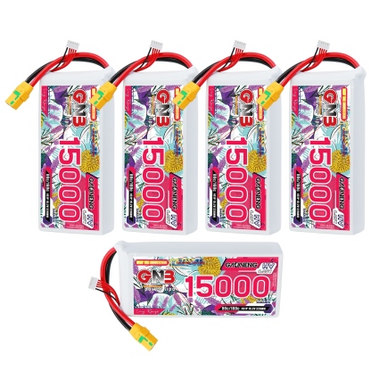 GAONENG GNB 4S 15.2V HV 15000mAh 80C RC LiPo Battery XT90S
