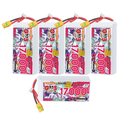 GAONENG GNB 6S 22.8V HV 17000mAh 80C RC LiPo Battery XT90S