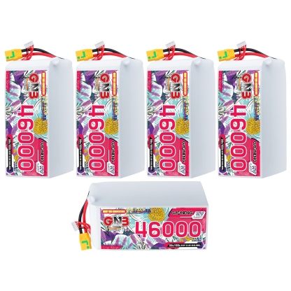 GAONENG GNB 6S 22.8V HV 46000mAh 80C RC LiPo Battery XT90S