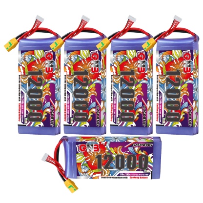 [Copy]GAONENG GNB 12000mAh 6S 22.8V HV 120C RC LiPo Battery XT90S