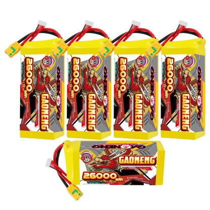 GAONENG GNB 26000mah 6S 22.2V 5C XT90S Semi Solid State Li-ion Battery 350WH/kg