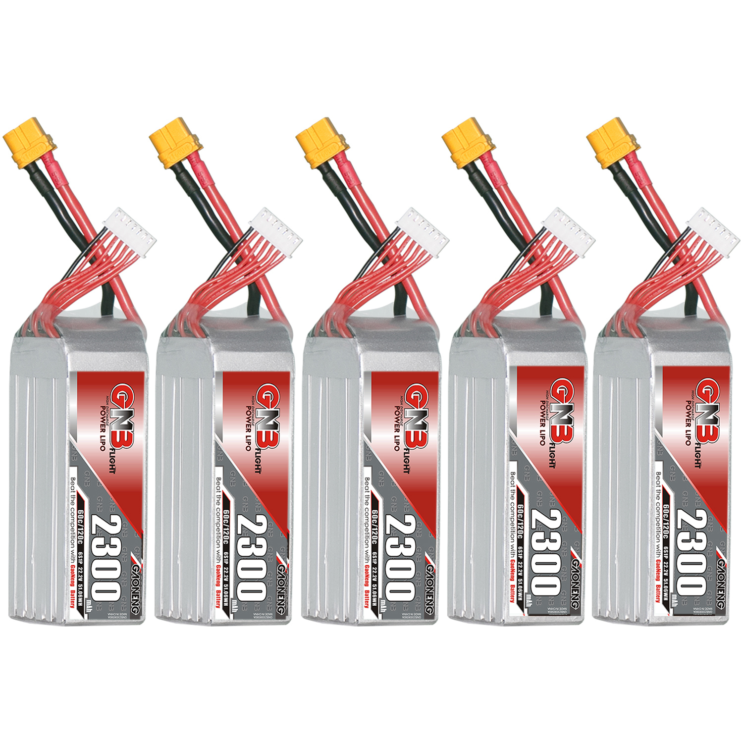 GAONENG GNB 6S 22.2V 2300mAh 60C XT60 LiPo Battery