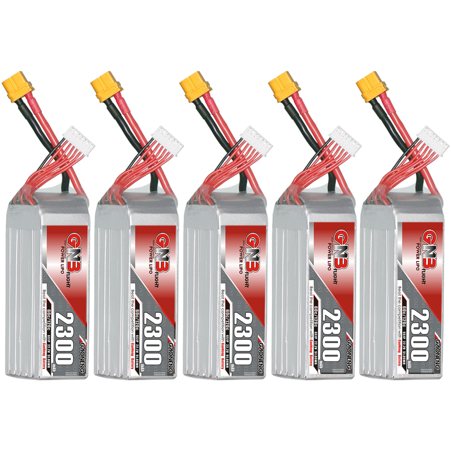 GAONENG GNB 6S 22.2V 2300mAh 60C XT60 LiPo Battery