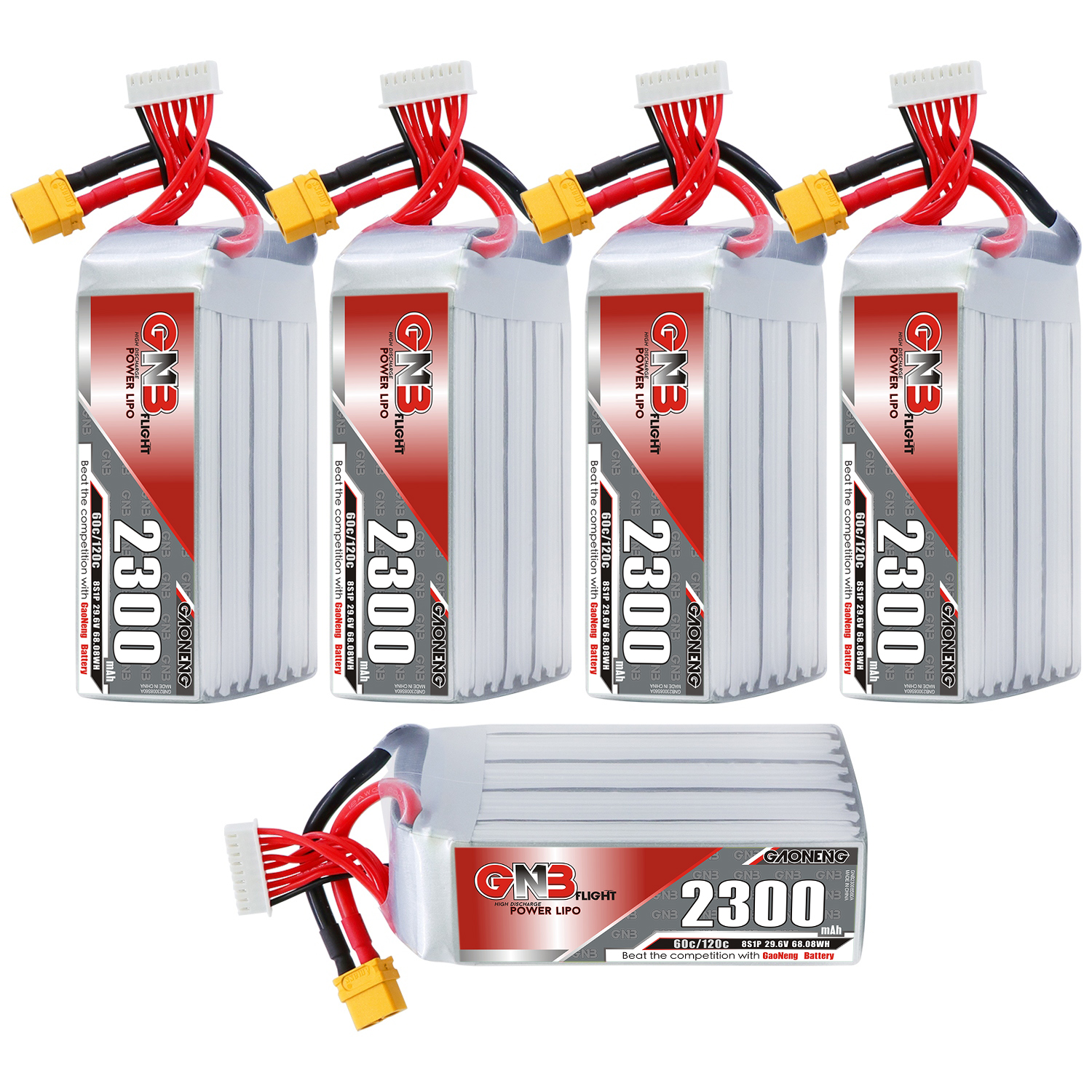GAONENG GNB 8S 29.6V 2300mAh 60C XT60 LiPo Battery