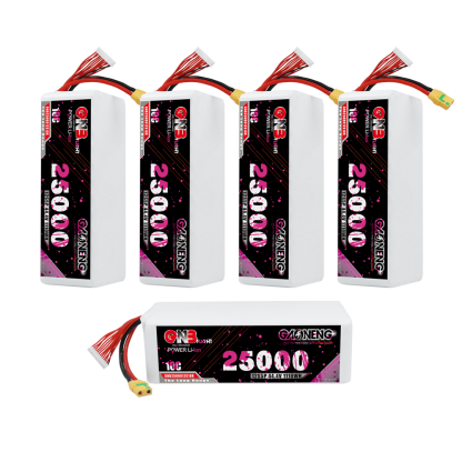 GAONENG GNB 12S 44.4V 25000mah 10C XT90S Li-ion Battery 