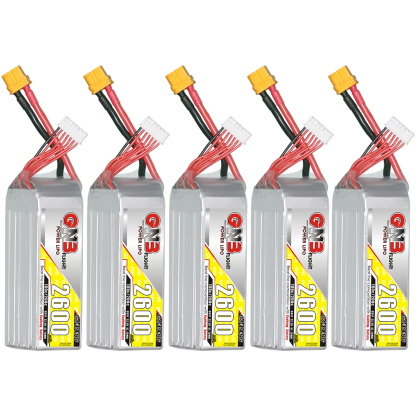 GAONENG GNB 6S 22.2V 2600mAh 100C XT60 LiPo Battery