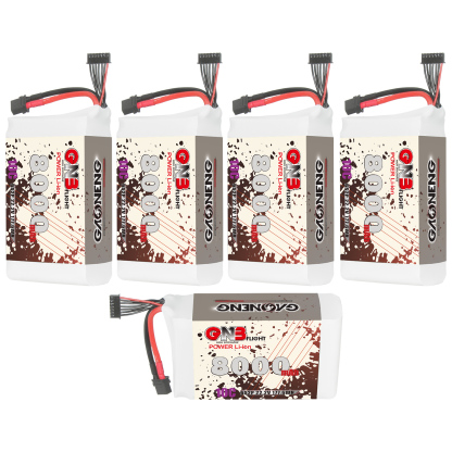 GAONENG GNB 6S 22.2V 8000mAh 10C XT60 Li-ion Battery made with Lishen 21700