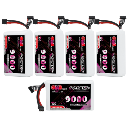 GAONENG GNB 6S 22.2V 9000mah 15C XT60 Li-ion Battery