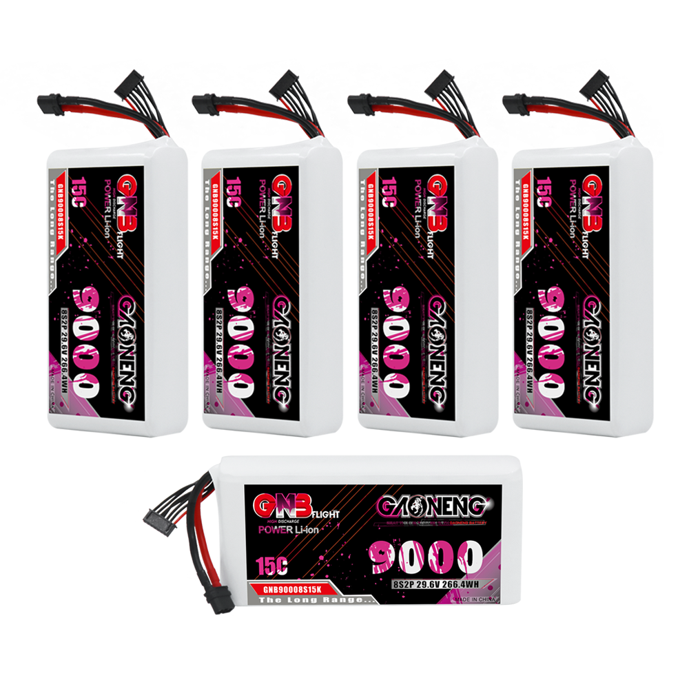 GAONENG GNB 8S2P 22.2V 9000mah 15C XT60 Li-ion Battery
