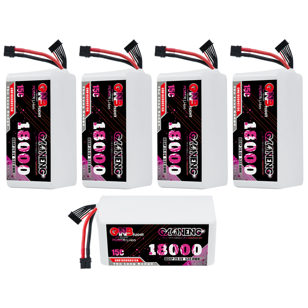 GAONENG GNB 8S4P 29.6V 18000mAh 15C XT60 Li-ion Battery 